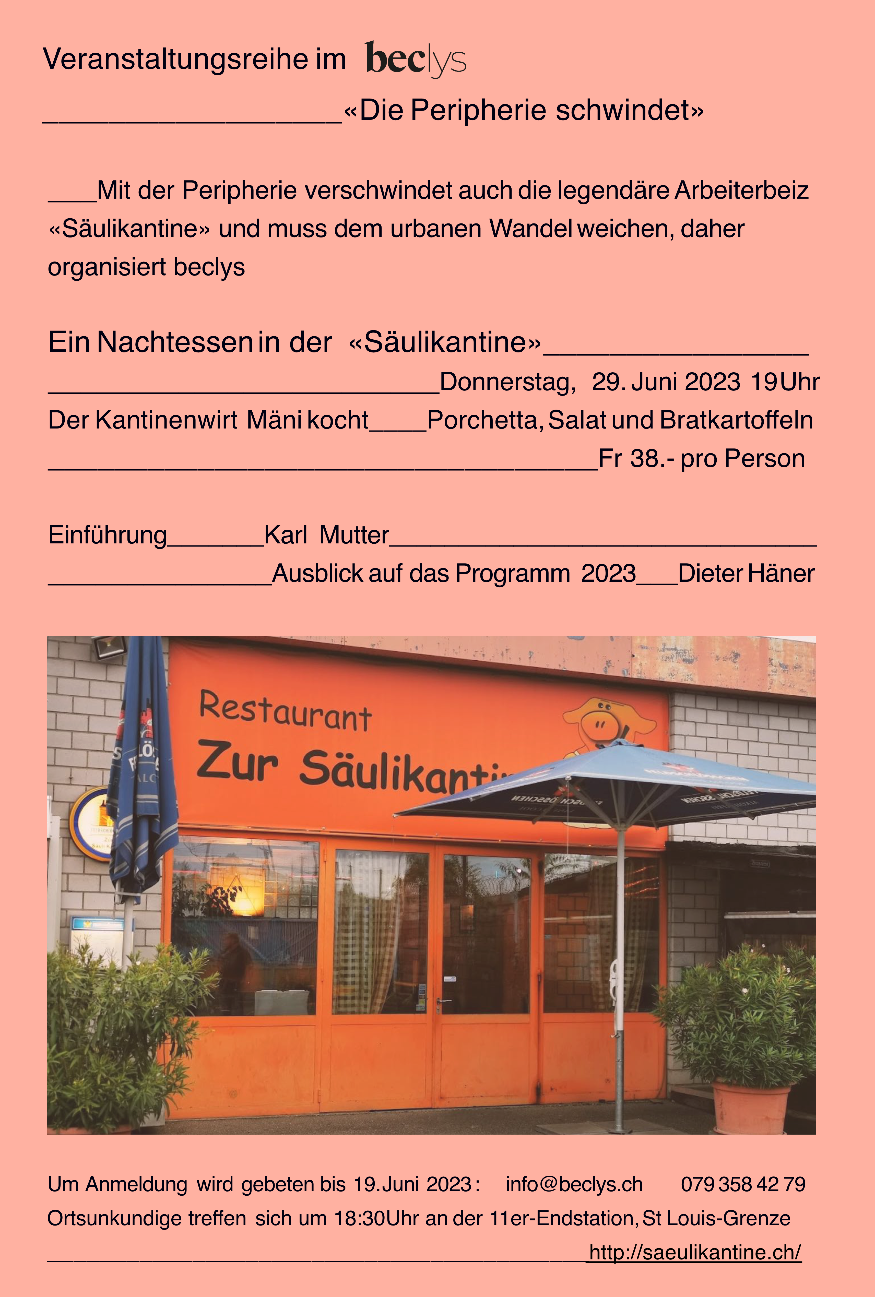 Flyer 7 Säulikantine